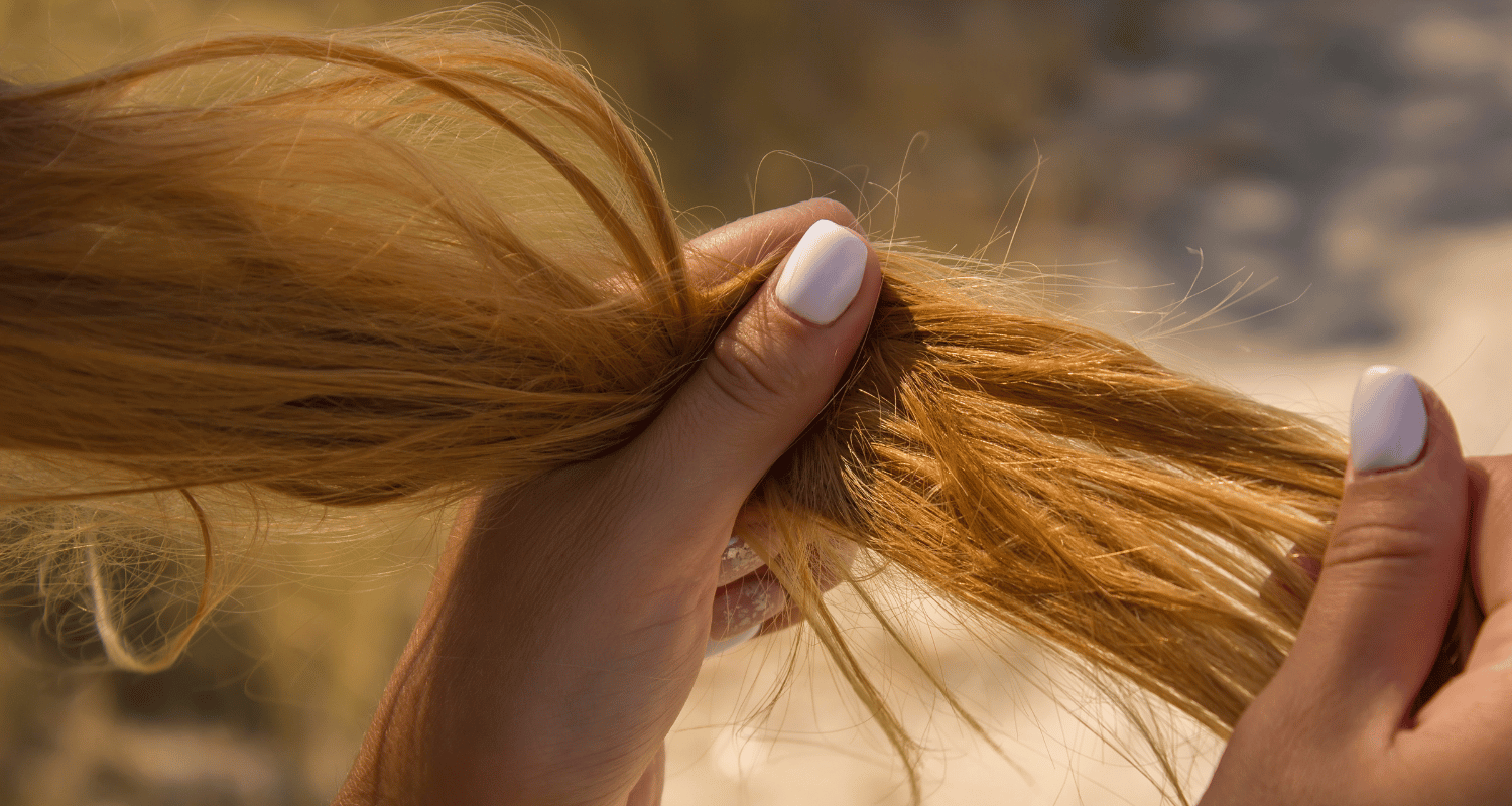 Trockenes Haar